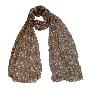 Olive Floral Scarf | EUC | Sash